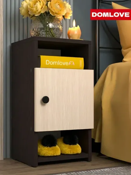 DomLove Тумба прикроватная напольная подвесная с дверцей