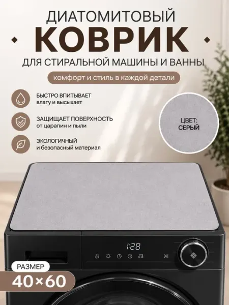 Коврик на стиральную машину 40х60 см Vikki Land
