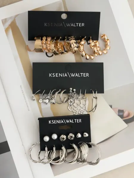 Серьги бижутерия набор KSENIA WALTER