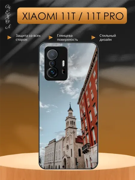Чехол на Xiaomi 11T Здания aiiir