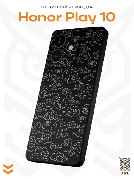 Чехол на Honor Play 10 с принтом Облака OWL369
