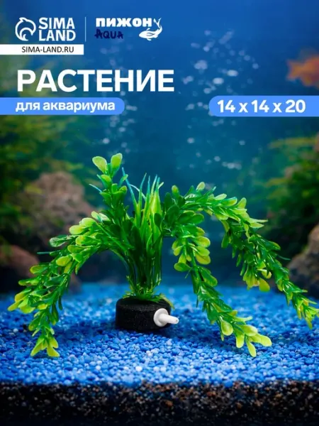 Искусственное растение для аквариумов и террариумов Пижон