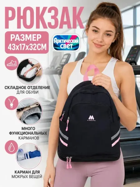 Спортивный рюкзак для бассейна фитнеса и пляжа