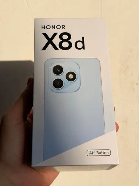 Смартфон Honor X8d 8+128ГБ, Воздушный голубой, 7000 mAh, Amoled