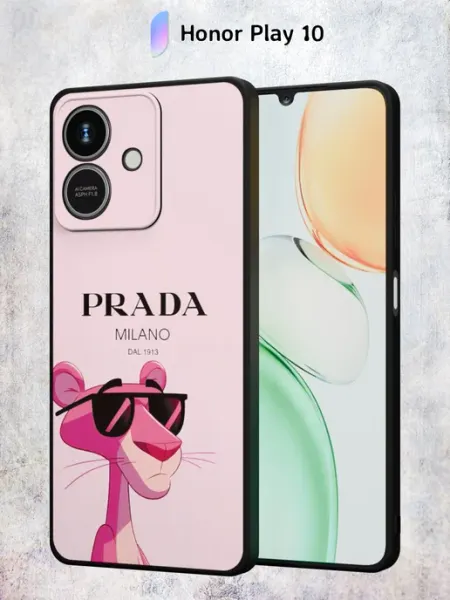 Чехол на Honor Play 10 с принтом Prada Secret.Case.Store