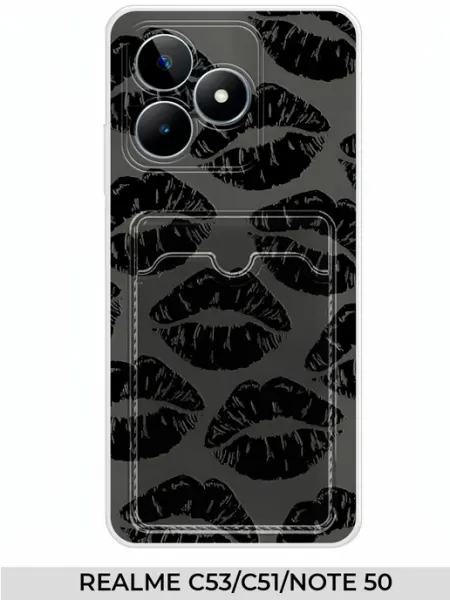 Чехол с карманом на C53_ C51_Note 50 Realme