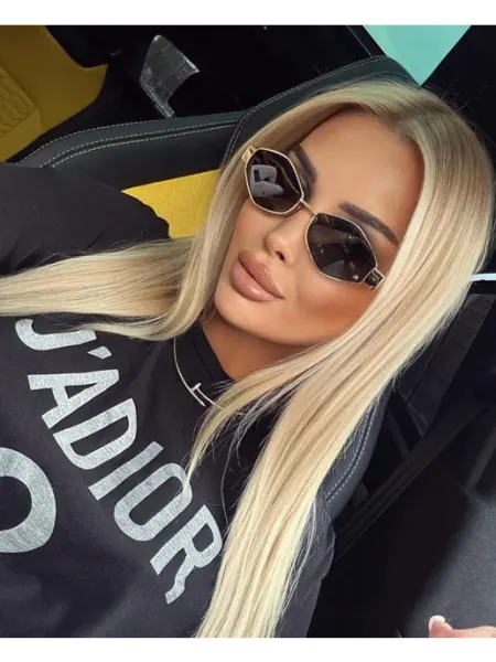 Очки солнцезащитные ромб Celine Le Monti