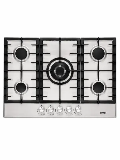 Artel Premio I95-1020 Inox газовая варочная панель, 5 конфорок, WOK, газ-контроль