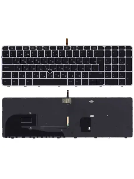 Клавиатура для HP Elitebook 850 G3, 850 G4 с подсветкой LimEnergy