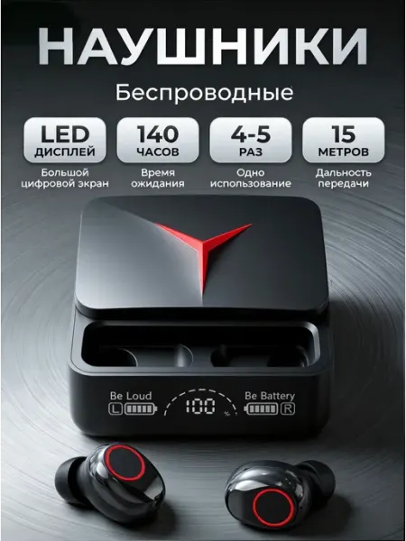 Наушники беспроводные с Bluetooth для телефонов Android и IO