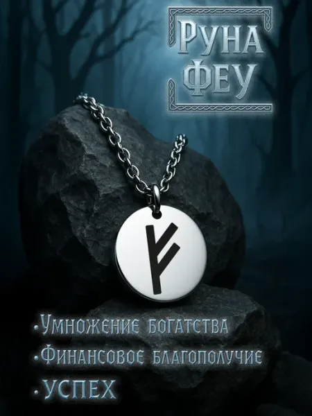 Welcome dream Подвеска на шею, Скандинавские руны