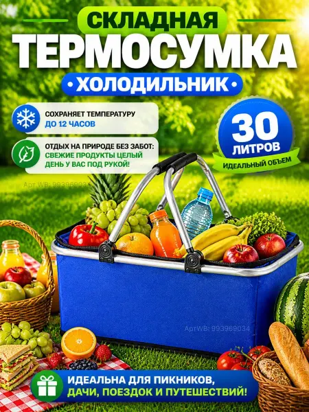 DreamSy Термосумка холодильник дорожная