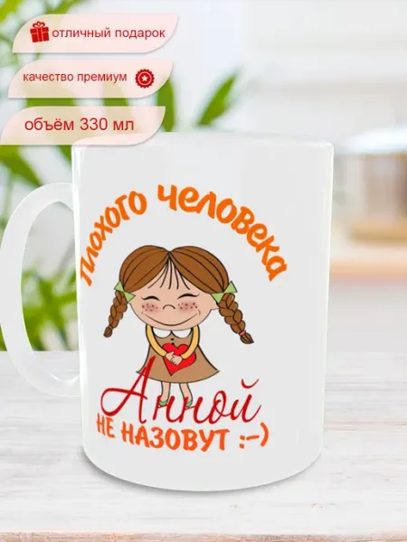 Кружка с именем Анна Селия