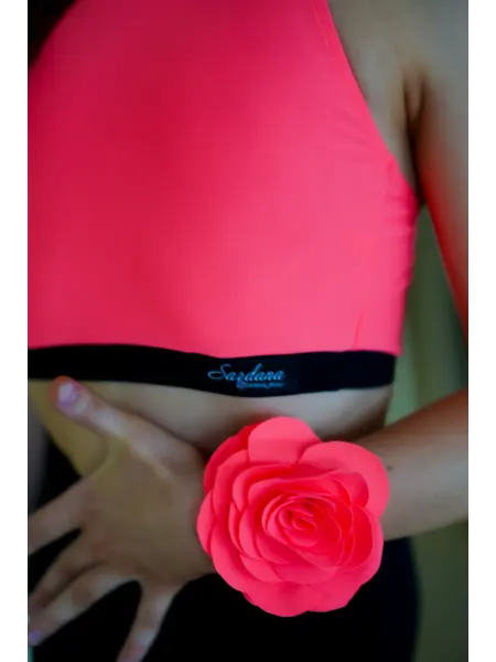 SARDANA DRESS Браслет цветок на ленточках из бифлекса
