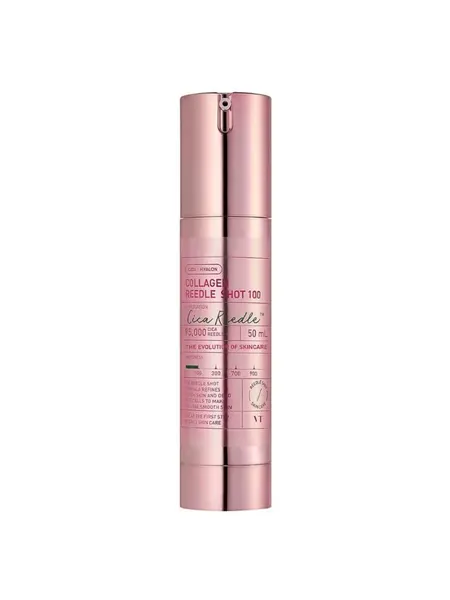 Сыворотка VT Cosmetics Collagen Reedle Shot 100, Бустер-сыворотка с микроиглами и коллагеном, 50 мл
