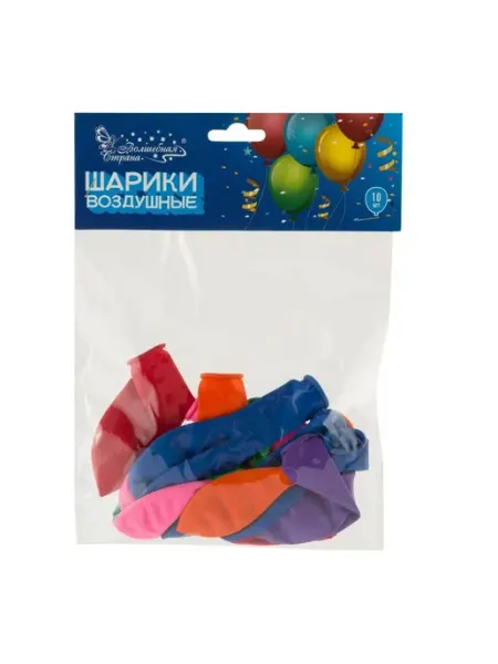 Шарики воздушные 25 см, 10 шт ABC Farben