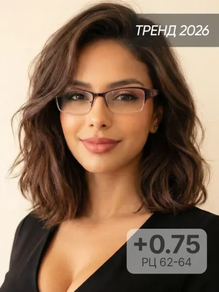 Готовые очки для зрения женские +0,75 Оптик RX