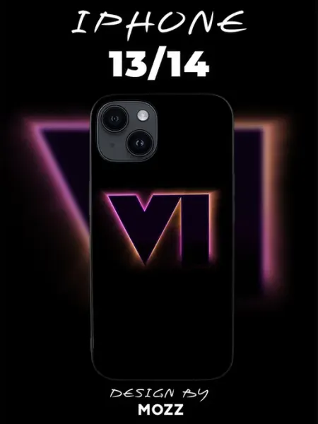 Чехол на iPhone 13 14 с принтом GTA 6 MOZZ