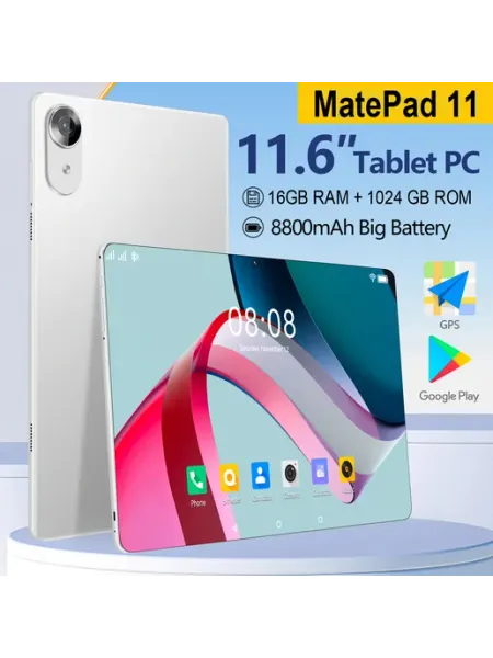 5G Игровой планшет 16+1024 ГБ Android 13 8 ядер 11 6 inch