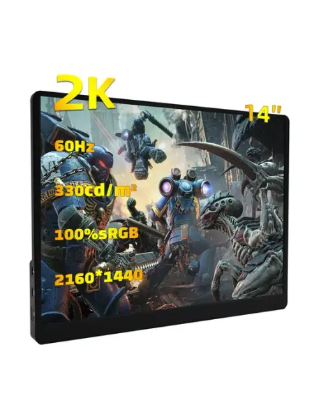 Портативный монитор для ПК экран 60 ГЦ 14 дюймов IPS 2K ZSUS