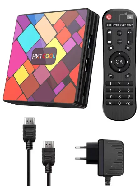 Цифровая приставка Android HK1 Cool RK3318 4G 32G K&U