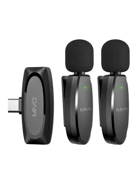 Микрофон петличный Mivo MK-622T (Type-C), черный GOODSTORAGE