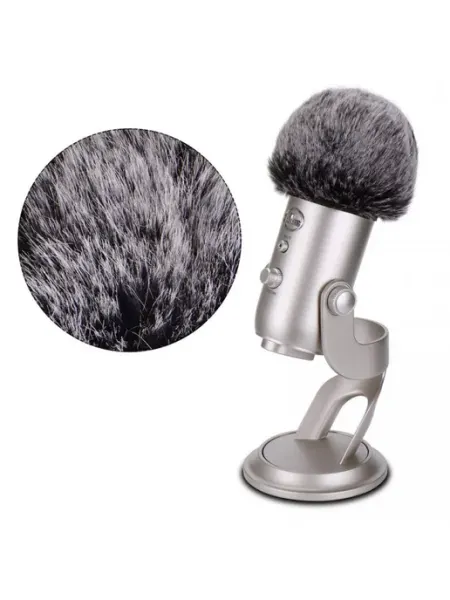 Чехол-поп фильтр мягкий меховой для микрофона Blue Yeti P MyPads