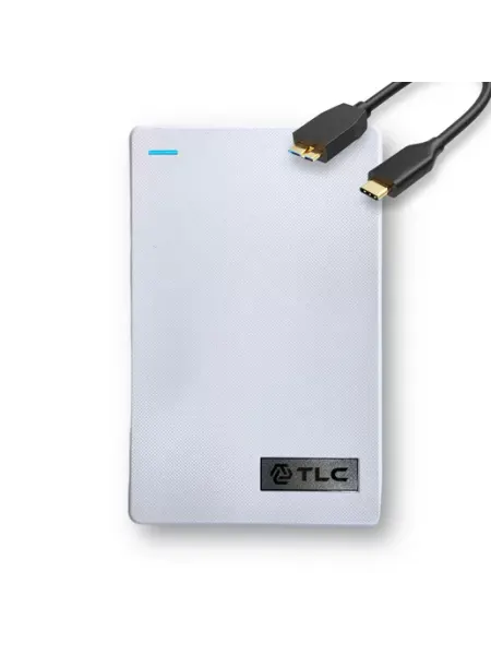 Внешний жесткий диск TLC 500 Гб, HDD 2,5" USB Type-C, белый TLC Tech Link Company
