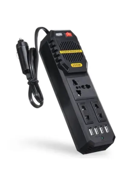 Автомобильный инвертор (220В 200Вт) ANYSMART