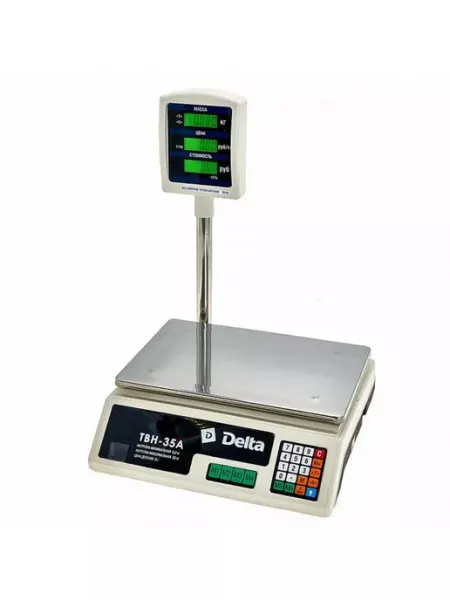Весы торговые настольные до 35 кг ТВН-35А Delta