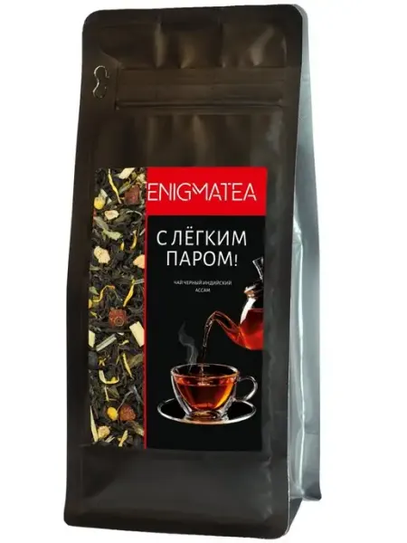Чай черный индийский С легким паром! банный, 125 г ENIGMATEA
