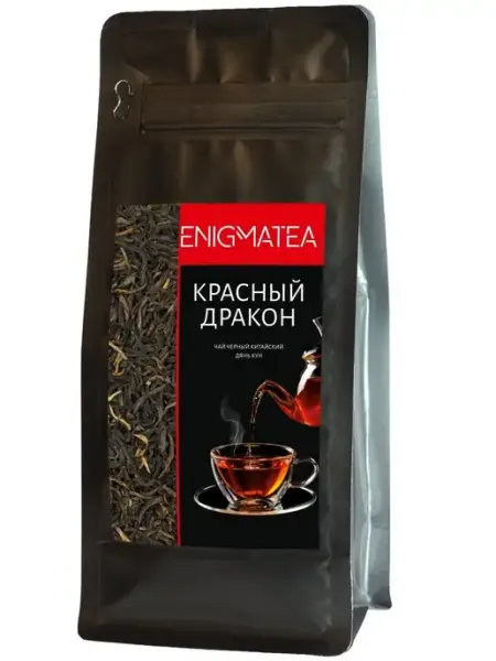 Чай черный Дянь хун китайский листовой Красный дракон, 125 г ENIGMATEA