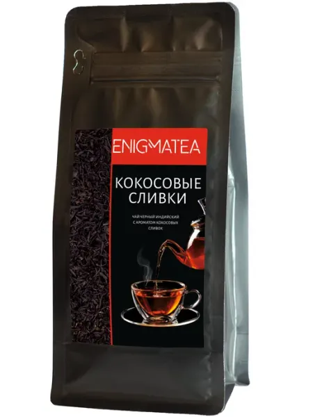 Чай Кокосовые сливки черный листовой, 125 г ENIGMATEA