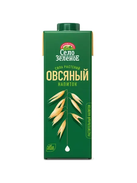 Напиток растительный Село Зелёное Овсяный 1,8% у п TBA 1л
