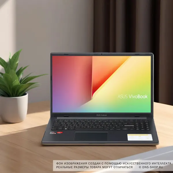 15.6" Ноутбук ASUS VivoBook Go 15 OLED E1504F, IPS, AMD Ryzen 5 7520U, RAM 16 GB LPDDR5, SSD 1 TB, Windows 11 Pro + Office 2021 Pro + Office 2021, MIXED BLACK/Черный. Англо-Русская клавиатура