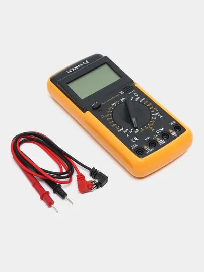 Мультиметр цифровой DT9205A, с звуковой прозвонкой