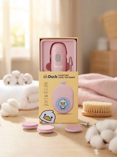 Duck Electric Nail Polisher — Детский электрический триммер (пилочка) для ногтей