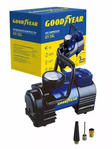 Воздушный компрессор GY-35L 35 л мин Goodyear