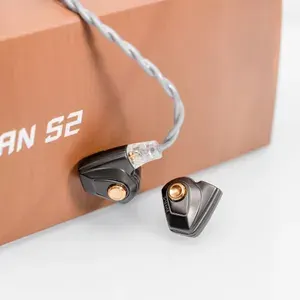 Наушники проводные DUNU Titan S2 Macadamia внутриканальные профессиональные с металлическим корпусом