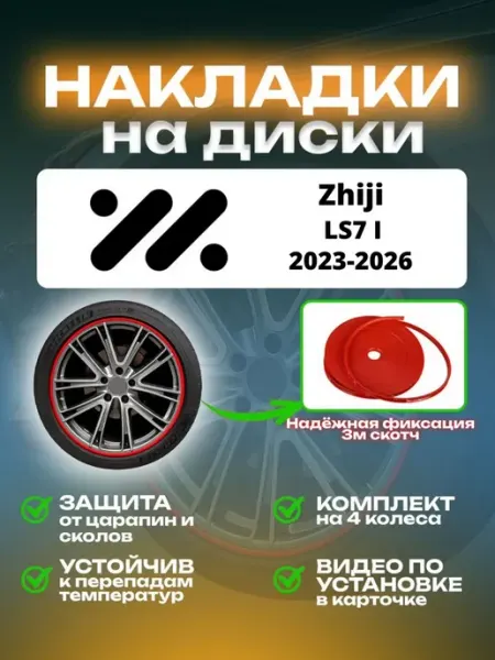 Накладки на диски Zhiji LS7 I SAIYA