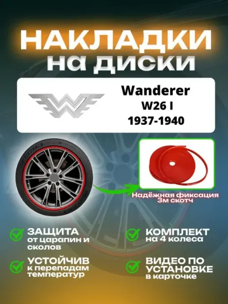 Накладки на диски Wanderer W26 I SAIYA