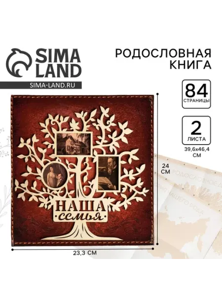 Родословная книга семьи Наша семья- семейный фотоальбом