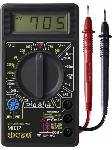 Цифровой мультиметр M832 5000414 ФАZА