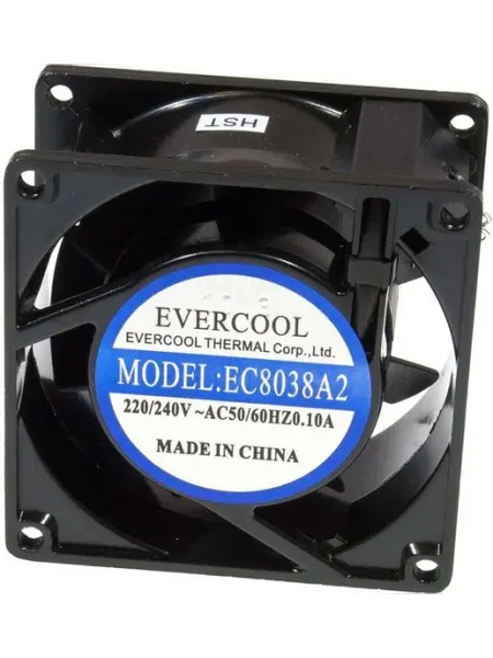 Осевой вентилятор охлаждения 80x80x38 220b 2015277428, 1 шт EVERCOOL