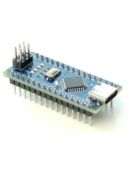 Nano atmega328p ch340 type-c спаянные ножки Arduino