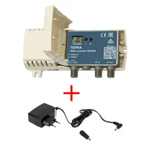 HDMI модулятор ТВ сигнала Terra MHD002p цифровой для телевизора, преобразователь видео и аудио сигналов в DVB-T, ЛИТВА