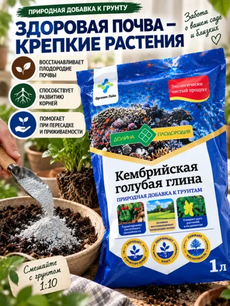 Грунт для растений и аквариума Глина Кембрийская 1 л