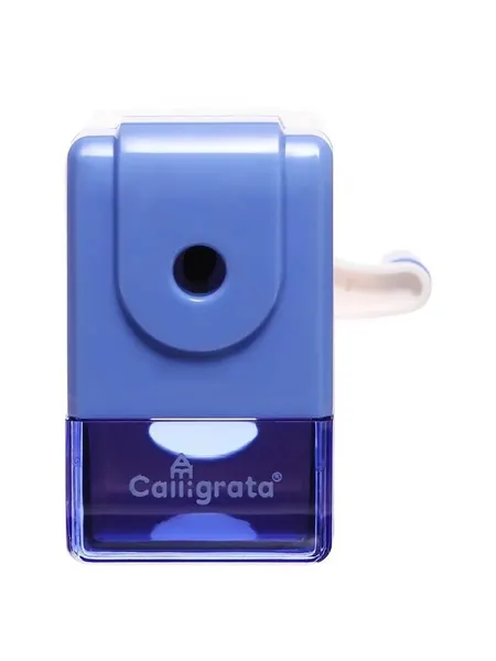 Точилка механическая с контейнером «Классика», голубой