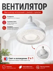Новая модель светодиодного невидимого потолочного вентилятора-светильника, компактный вентилятор-светильник с цоколем E27, со светодиодной лентой в стиле хрустальной люстры