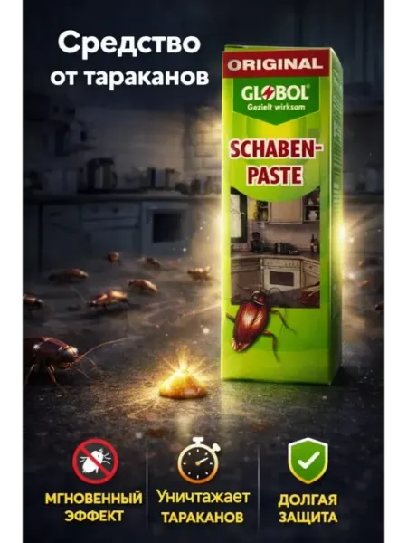 Средство от тараканов и муравьёв для квартиры паста гель LI Liza